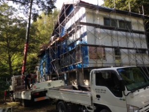 9/20に山小屋に行かれた大崩会の橋本さんより、写真を頂戴いたしました。